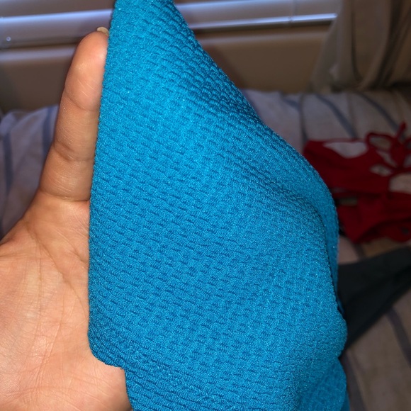 Cute Ruffle blue bikini top - Picture 4 of 5